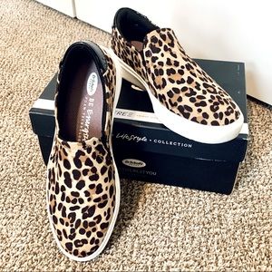 DR SCHOLL'S Wink Leopard Platform Sneaker Size 7